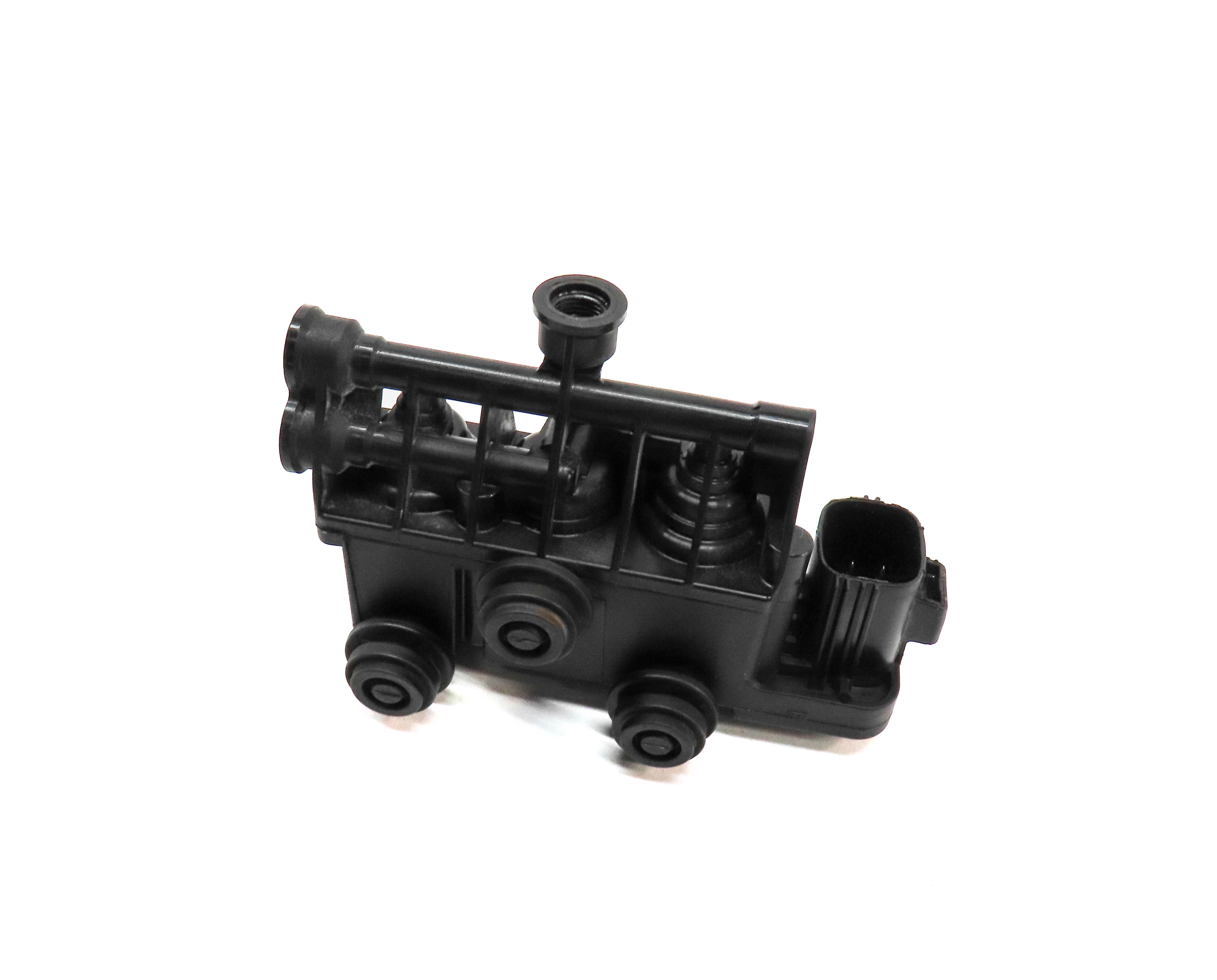 2010 RANGE ROVER (L322) FRONT AIR SUSPENSION TRANSFER RELIEF VALVE BLOCK — exact item pictured